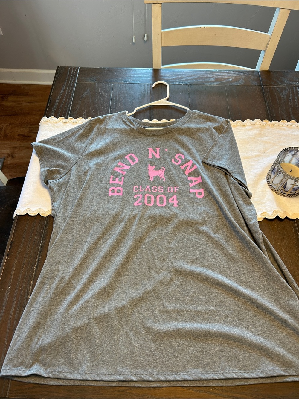 torrid Gray Short Sleeve Tee with Pink Graphic